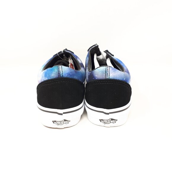 Vans Old Skool Galaxy Black White Skate Authentic Shoe Sneaker Womens Size 8 US - Picture 6 of 12